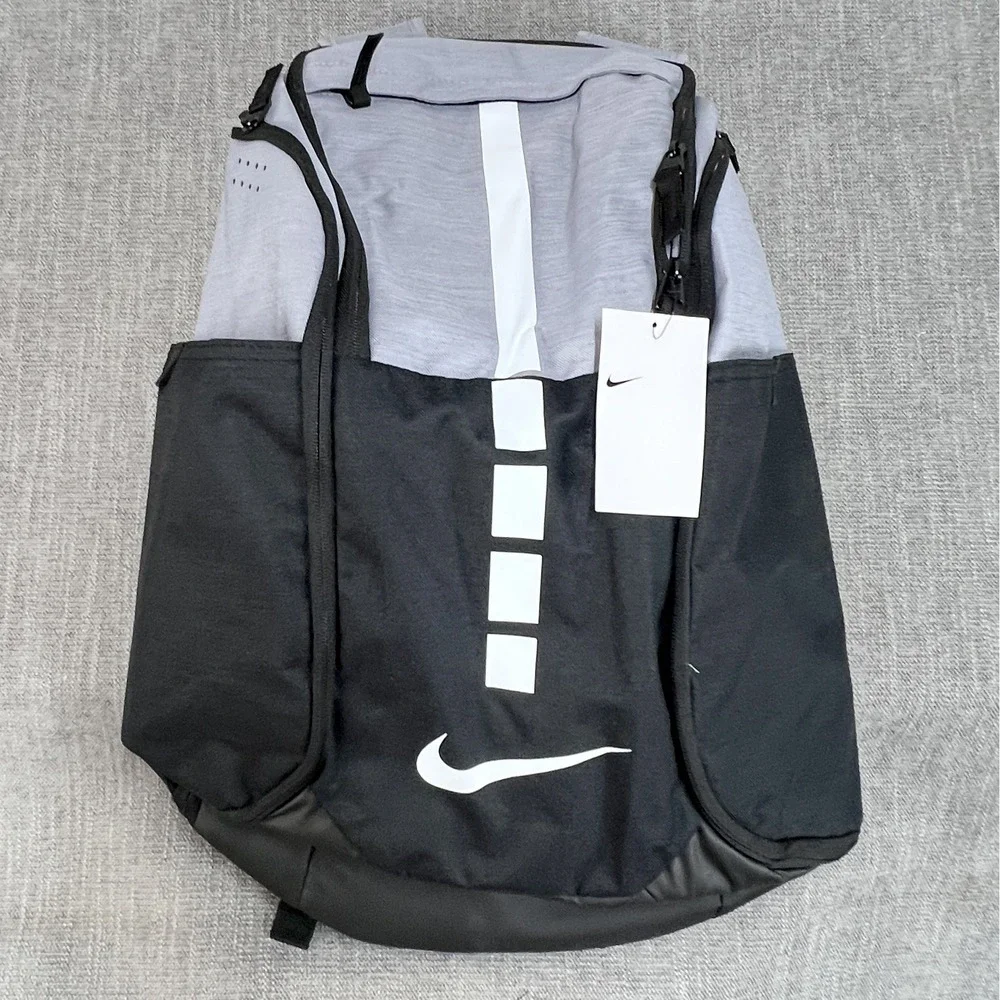 Nike Hoops Elite Pro Basketball Backpack Black Silver Grey New BA5554-012